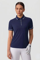 The Sculpt Golf Polo - Navy