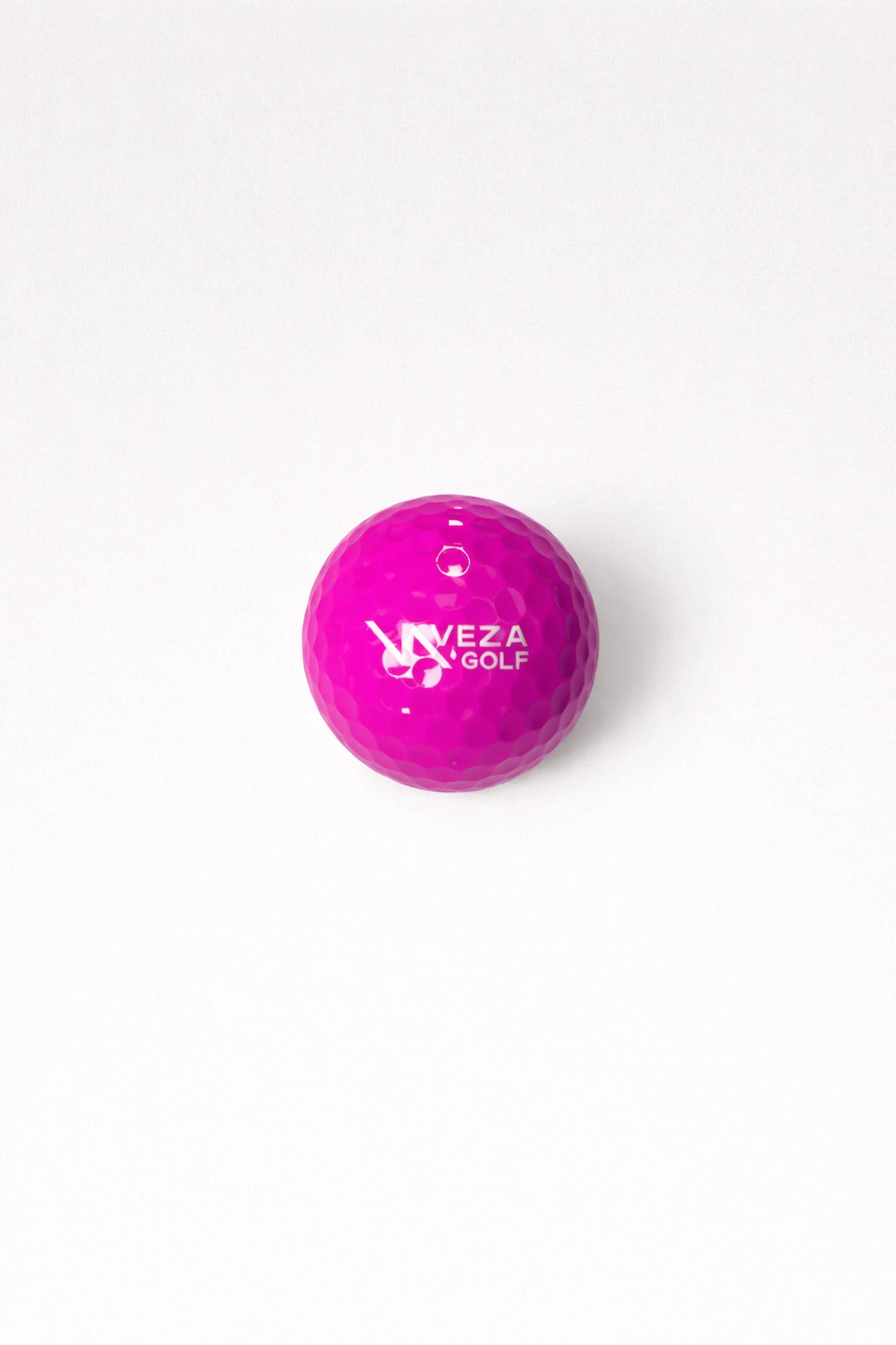 Rose Red VEZA surlyn golf ball with logo