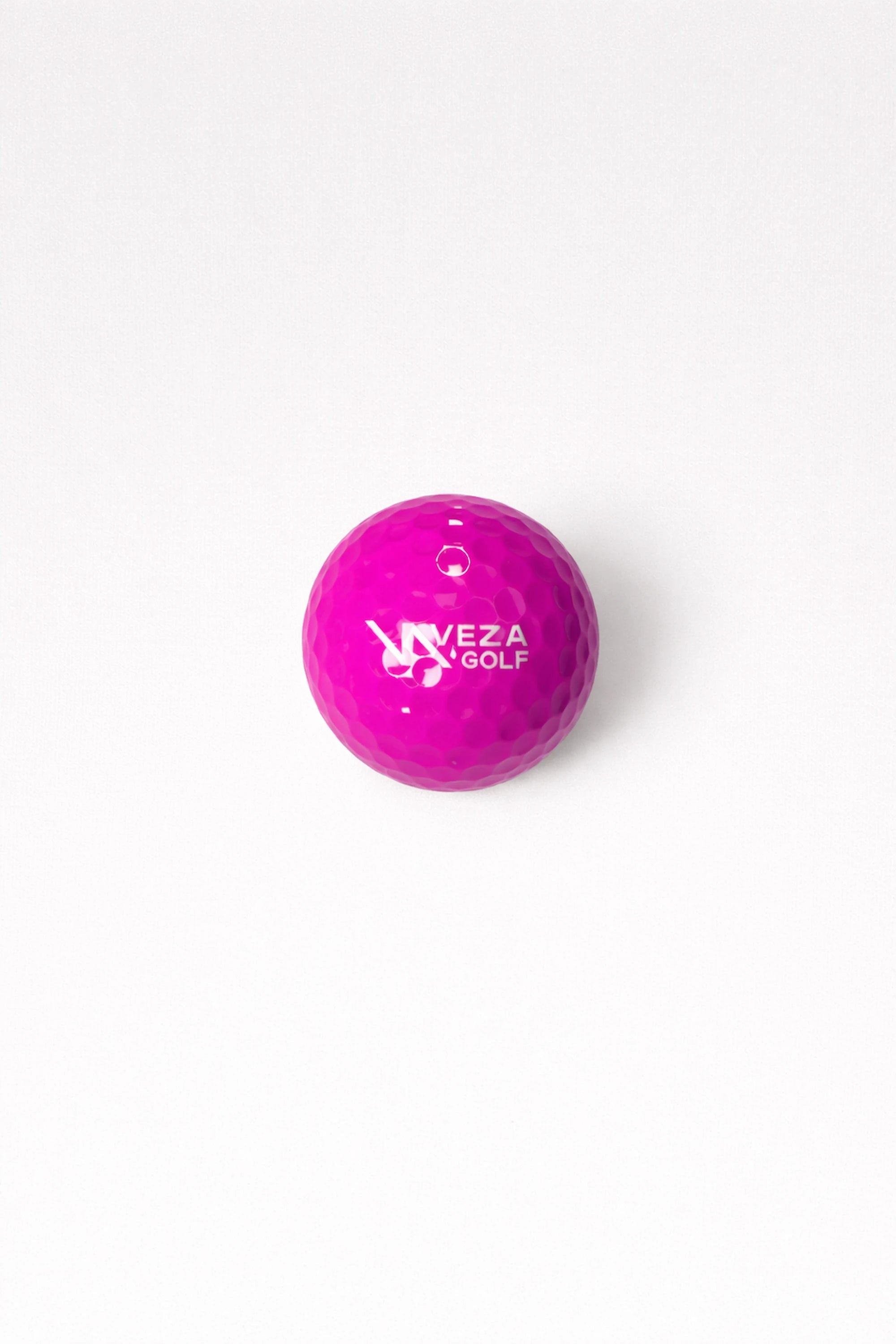 Rose Red VEZA surlyn golf ball with logo