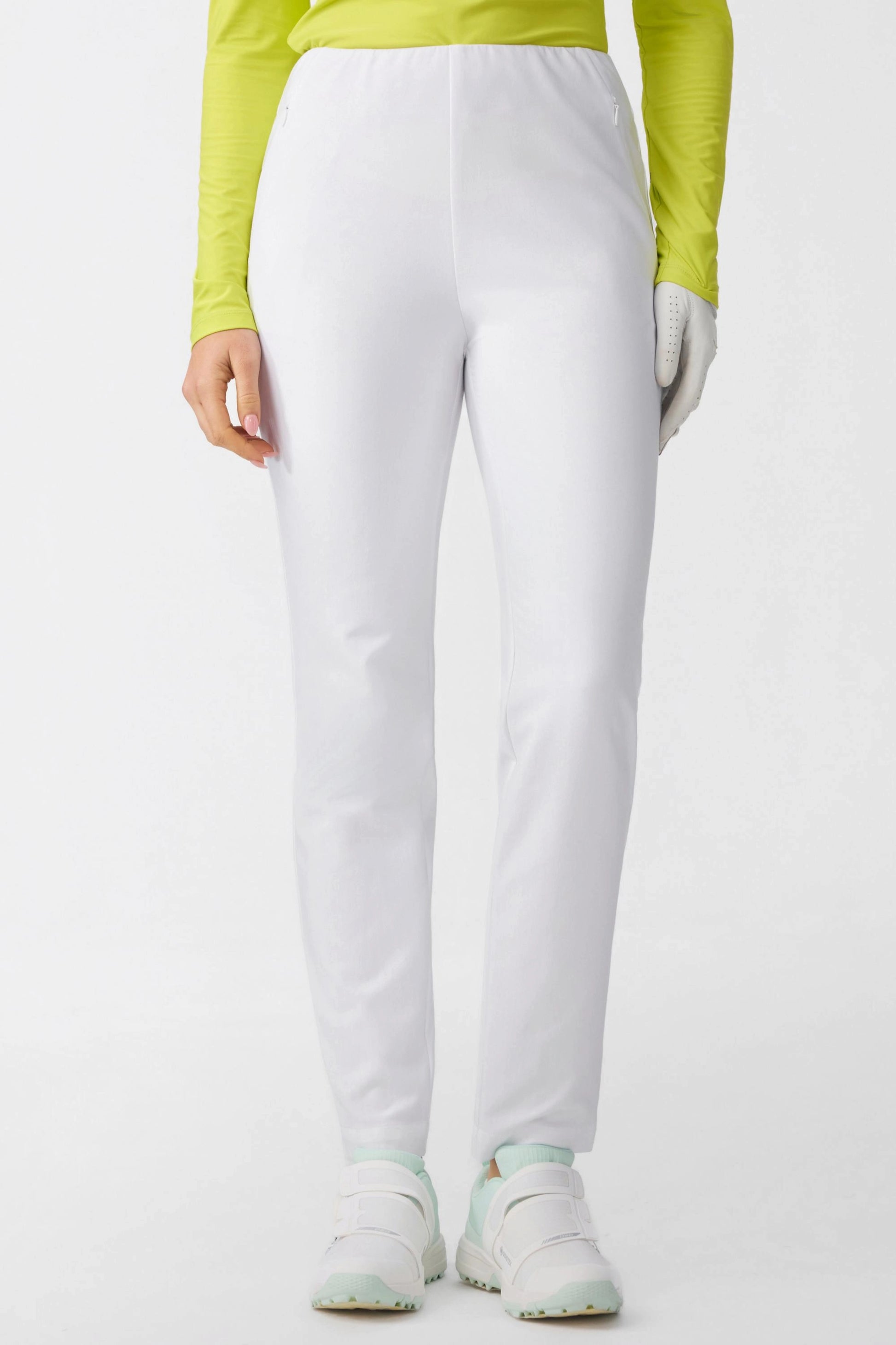 Women’s Cloudline high-rise golf pants with smooth waistband and tailored front fit