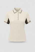 The Sculpt Golf Polo - Cream