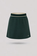 Women's Evergreen golf skort with A-line silhouette and comfortable wide waistband