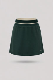 Women's Evergreen golf skort with A-line silhouette and comfortable wide waistband