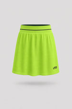 Women's Volt Green golf skort with A-line silhouette and comfortable wide waistband