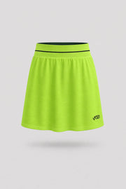 Women's Volt Green golf skort with A-line silhouette and comfortable wide waistband