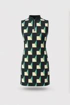 The Sleeveless Zip Golf Dress - Club Geo
